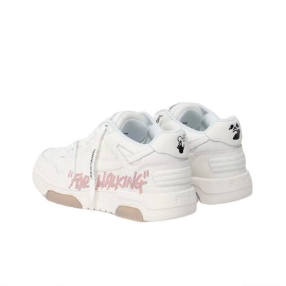 Off White out of office sneaker pink/white