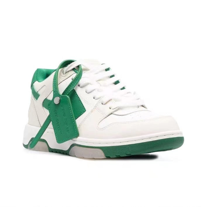 Off White out of office sneaker green/white