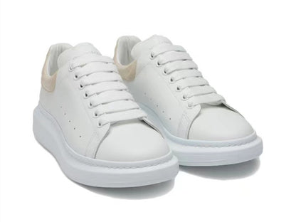 Alexander Mcqueen Men's Oversized Sneaker in White/oyster