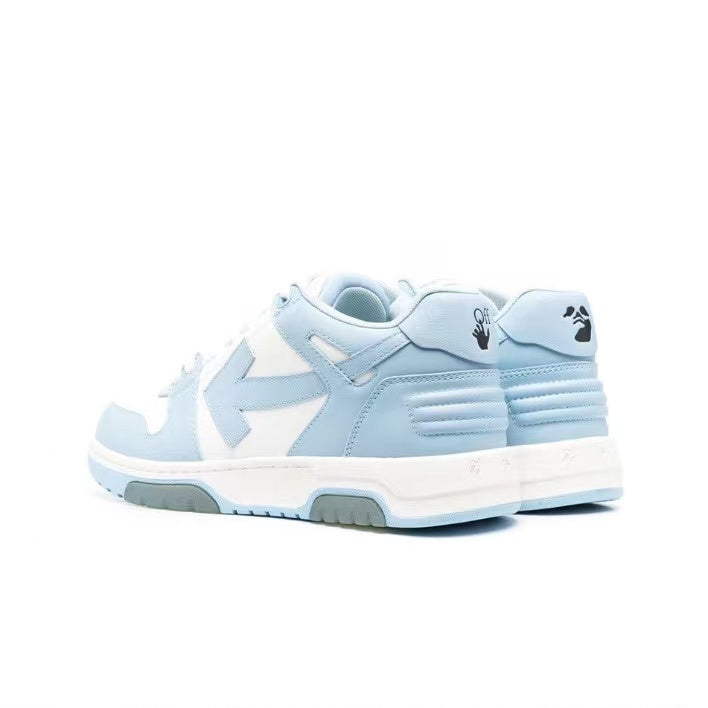 Off White out of office sneaker in light blue/white