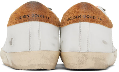 GOLDEN GOOSE White Super-Star Classic Low-Top Sneakers