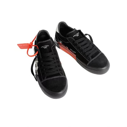 Off White suede twill sneakers Low black