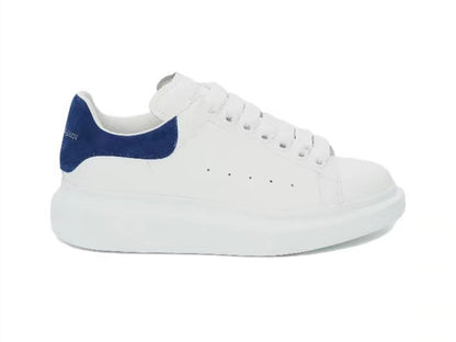 Alexander Mcqueen Women's Oversized Sneaker in White/paris Blue