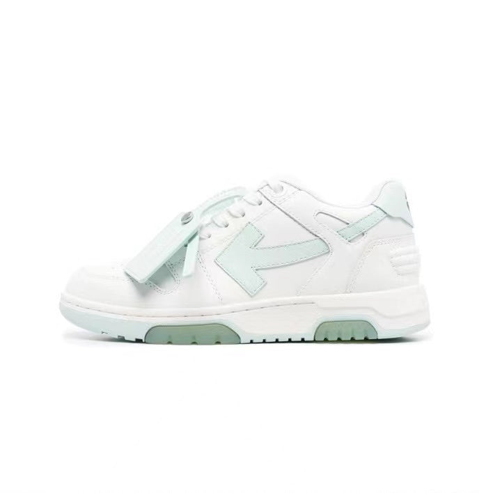 Off White out of office sneaker white/green