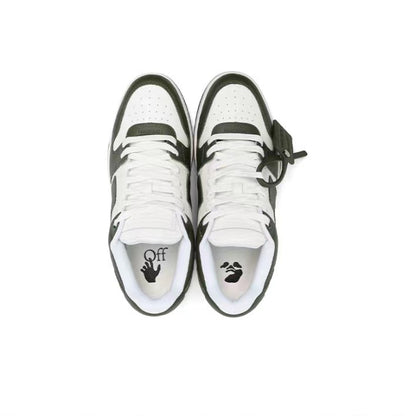 Off White out of office sneaker white/navy green