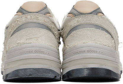 GOLDEN GOOSE White Dad-Star Low-Top Sneakers