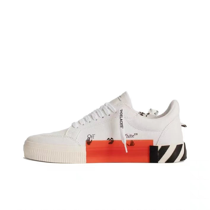 Off White c/o virgil abloh vucanized casual sneakers low white