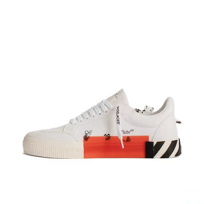 Off White c/o virgil abloh vucanized casual sneakers low white