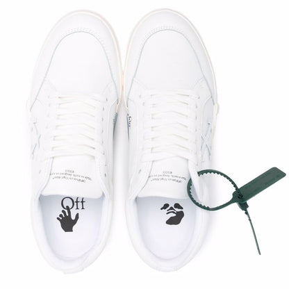 Off White vucanized  casual sneakers low white