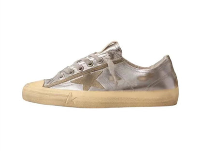GOLDEN GOOSE V-Star In Silver