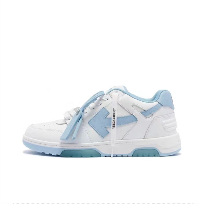 Off White out of office sneaker in white/light blue