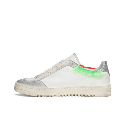 Off White suede loafers low white/grey