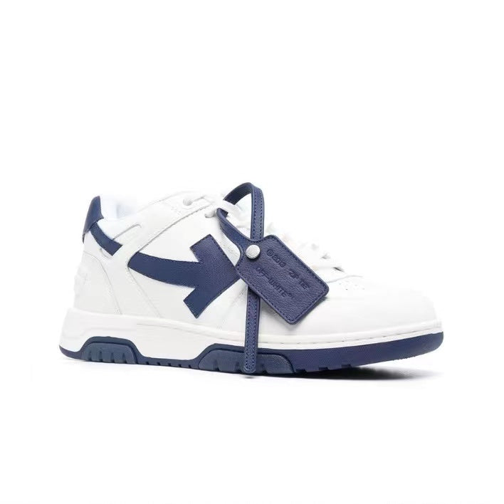 Off White out of office sneaker in white/blue