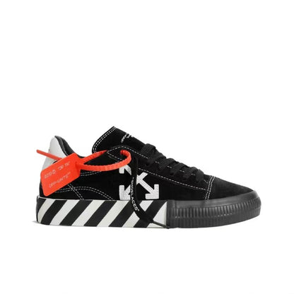 Off White suede twill sneakers Low black