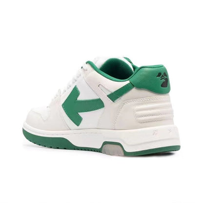 Off White out of office sneaker green/white
