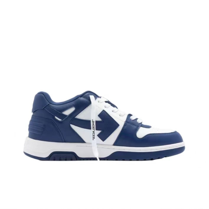 Off White out of office sneaker in dark blue/white