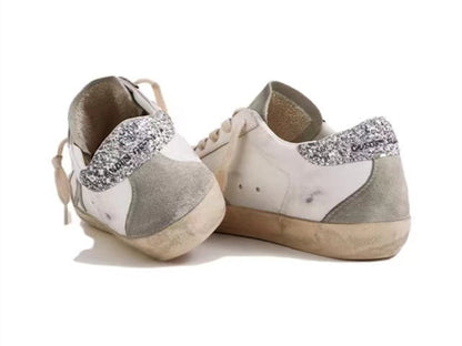 GOLDEN GOOSE Women's Super-Star in silver tail
